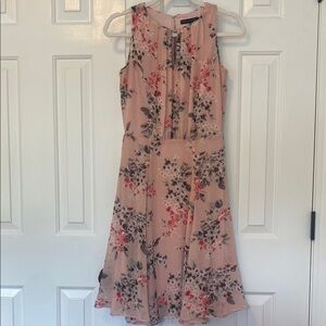 White House Black Market Pink Halter Sundress